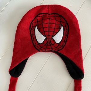 Knit Fleece Lined Marvel Spider-Man Hat